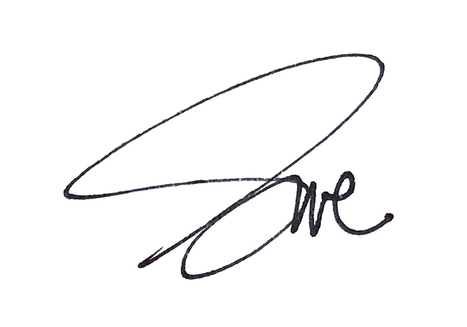 Sue's Signature