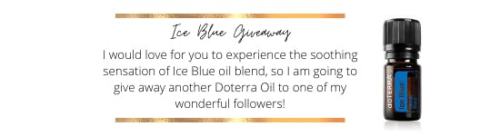 Ice Blue Essential Oil Doterra Giveaway