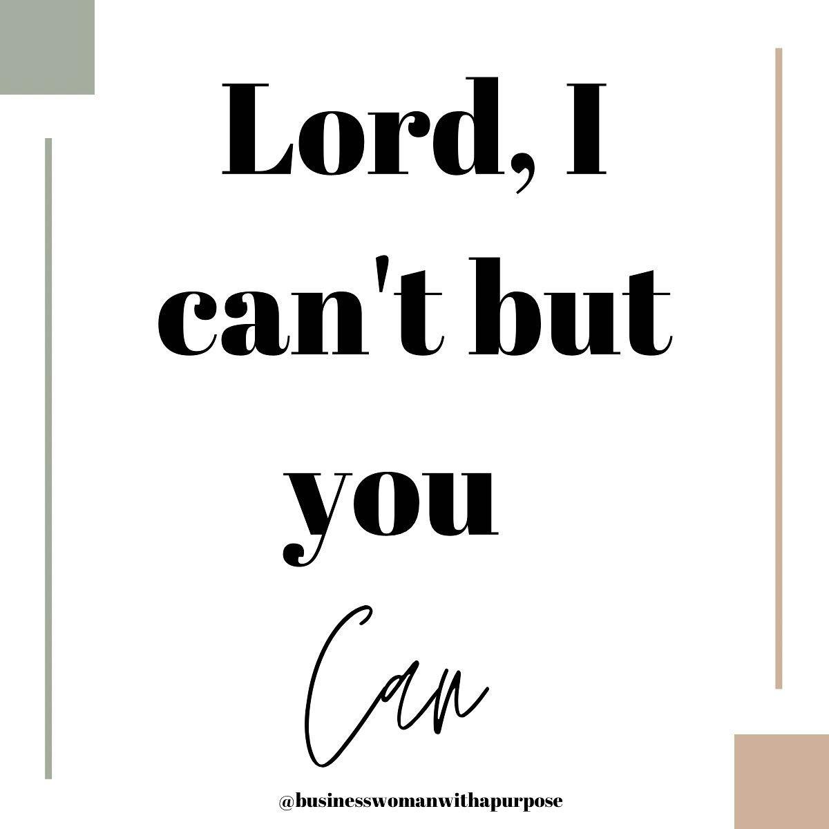 When you feel like you aren’t able to do something, do whatever you can and God will do what you can’t. God already knows where you lack and it’s okay to need Him every step of the way.
•
•
Do you have faith that God will pick up where you lack?