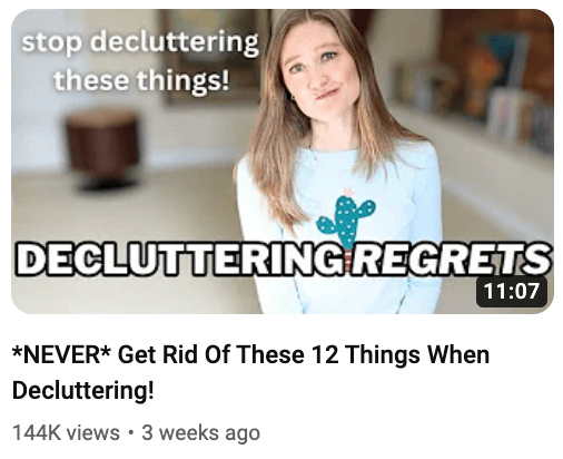 decluttering thumbnail