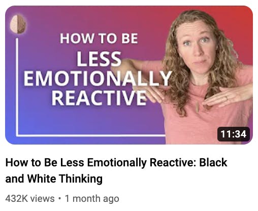less emotionally reactive thumbnail
