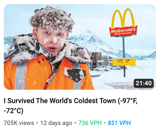 coldest town thumbnail