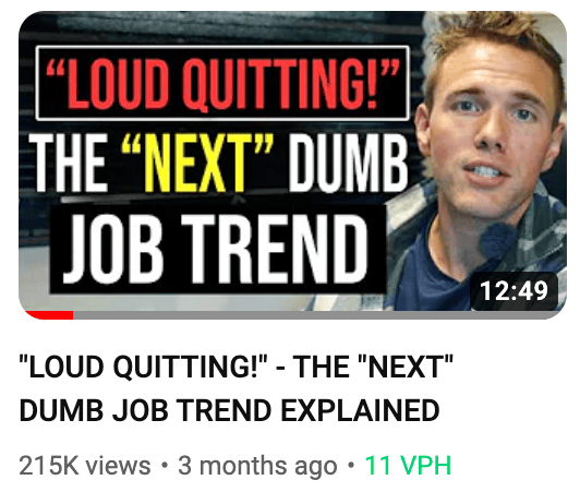 loud quitting thumbnail