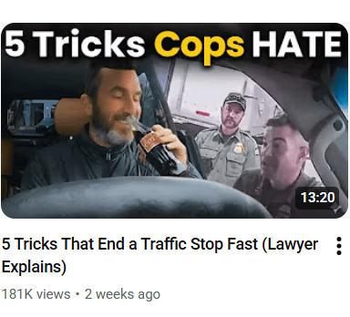 5 tricks cops hate