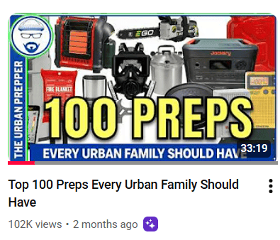 100 preps