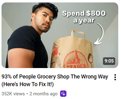 man holding bag of groceries