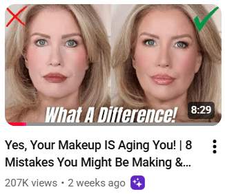 before and after makeup