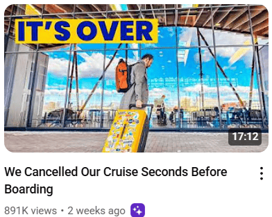 sad man pulling luggage