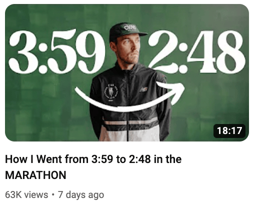 sub 3 marathon thumbnail