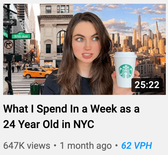 spend in a week thumbnail