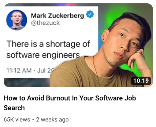 burnout job search thumbnail