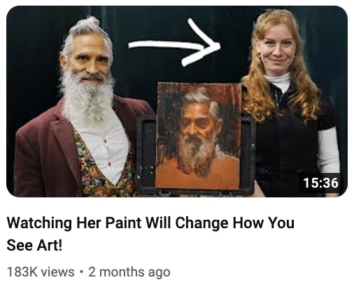 watching her paint thumbnail
