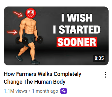 man walking with weights