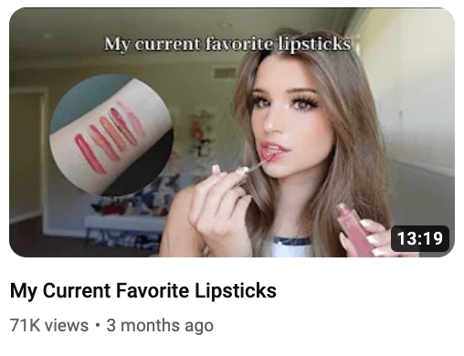 lipsticks thumbnail