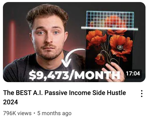 ai passive income 2024 thumbnail