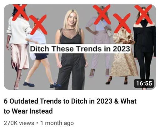 outdated trends video