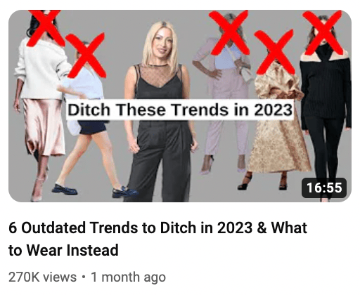 outdated trends video