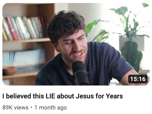 jesus lie thumbnail