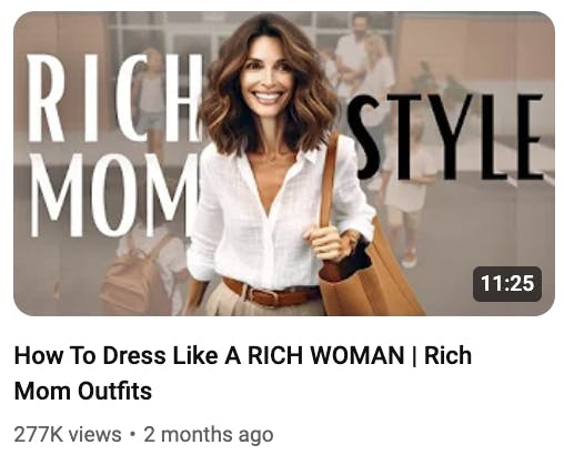 rich woman thumbnail