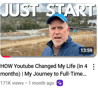 Man outside and talking