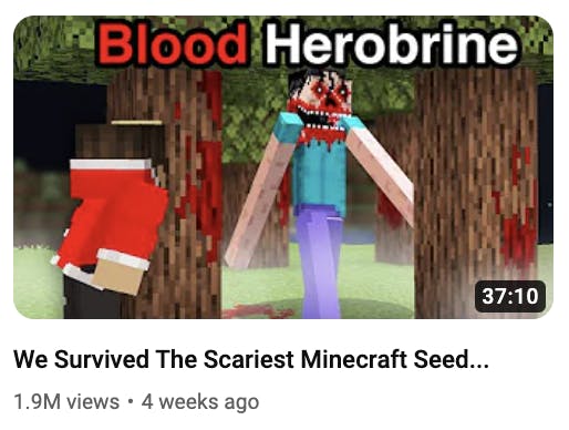 scariest minecraft seed