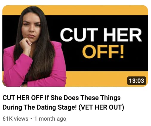 cut her off thumbnail