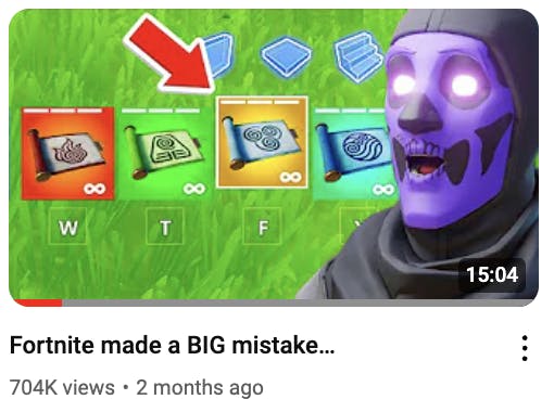 fortnite mistake thumbnail