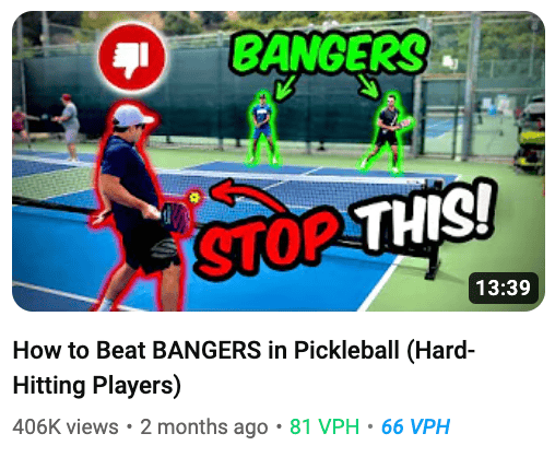 banger pickleball thumbnail