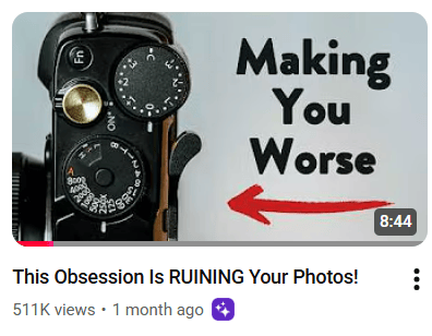 camera making you worse