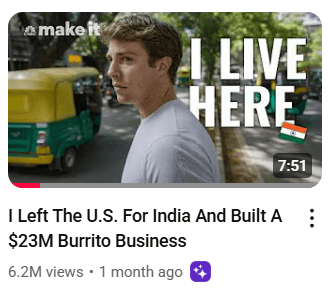 man on side of busy street