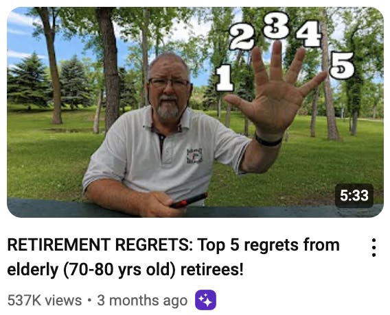 retirement regrets