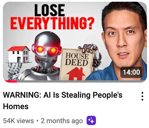 ai stealing homes thumbnail