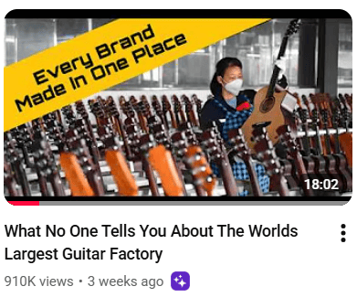 guitar factory