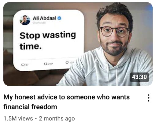 honest advice thumbnail