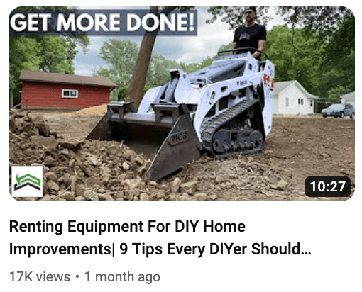 renting equipment thumbnail