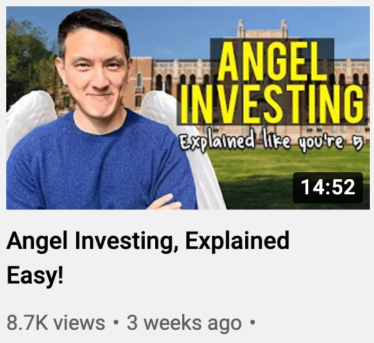 angel investing thumbnail