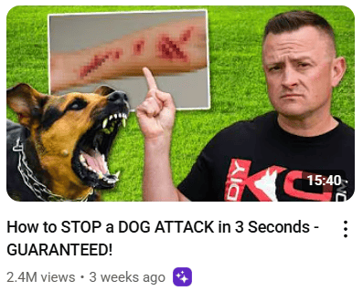 scratches on arm from dog attack