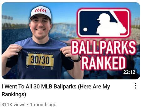 man at baseball stadium