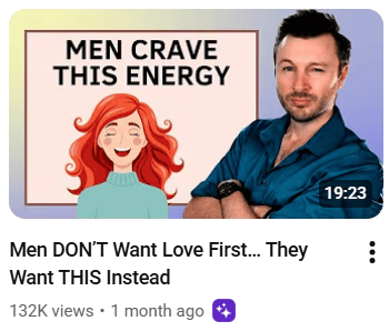 men crave this energy