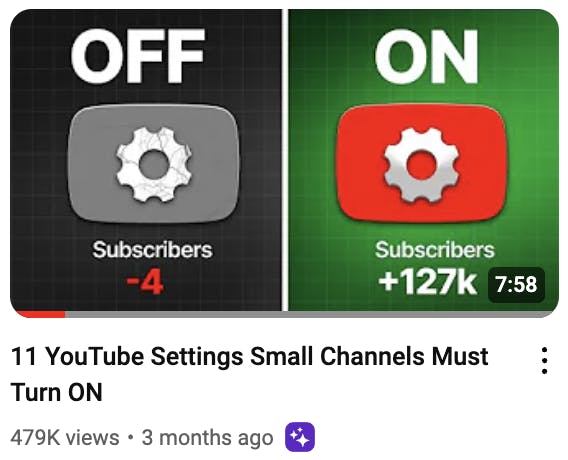 youtube settings thumbnail