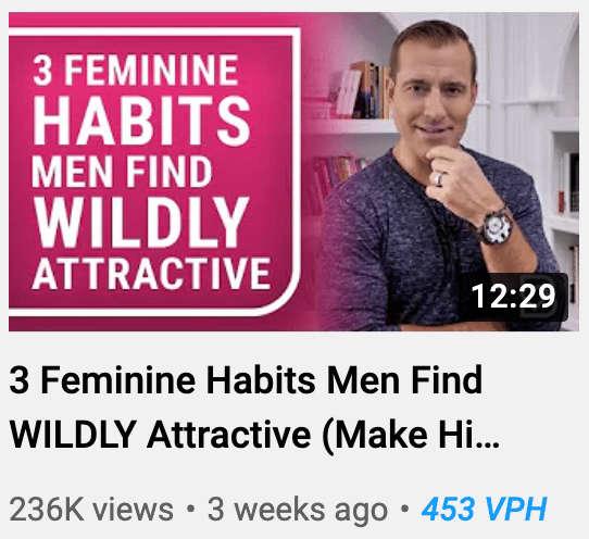 feminine habits thumbnail