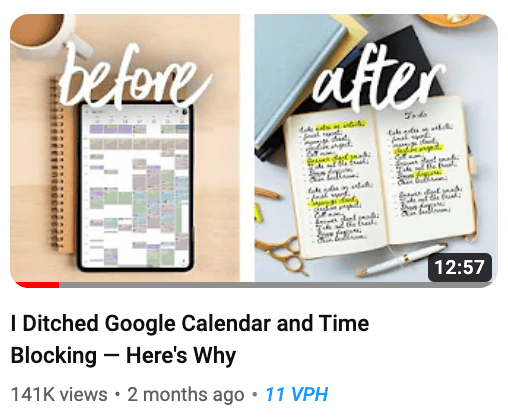 ditched google calendar thumbnail