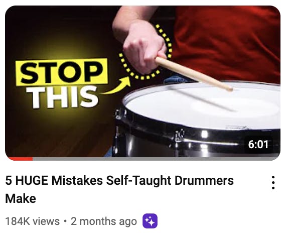 drummer mistakes thumbnail