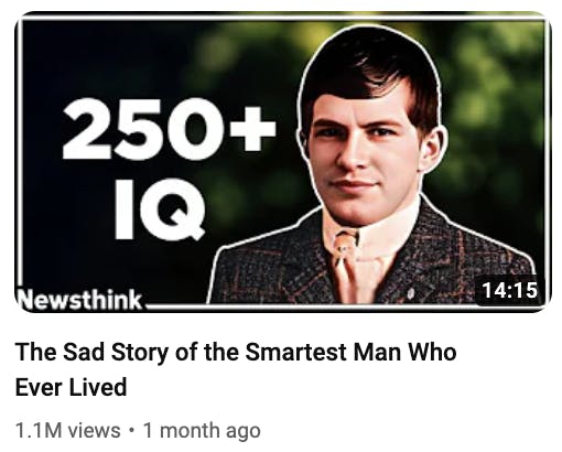 smartest man thumbnail