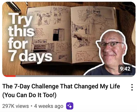 7 day challenge thumbnail