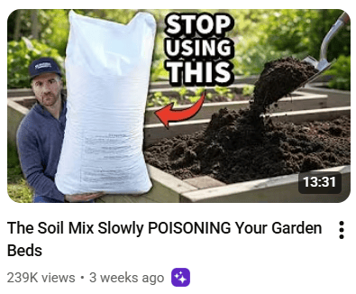 stop using this soil