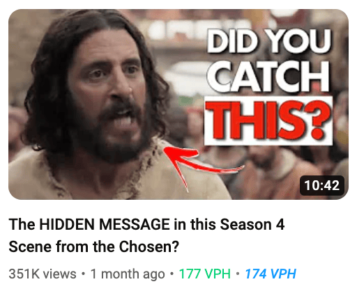 hidden message thumbnail