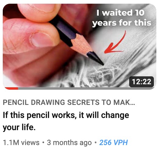 change your life pencil thumbnail