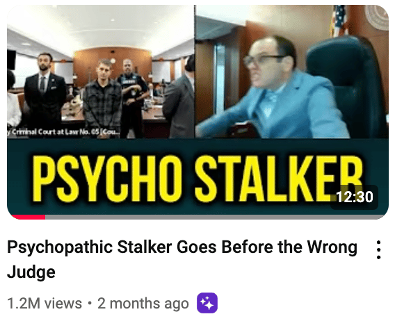 psychopathic stalker thumbnail