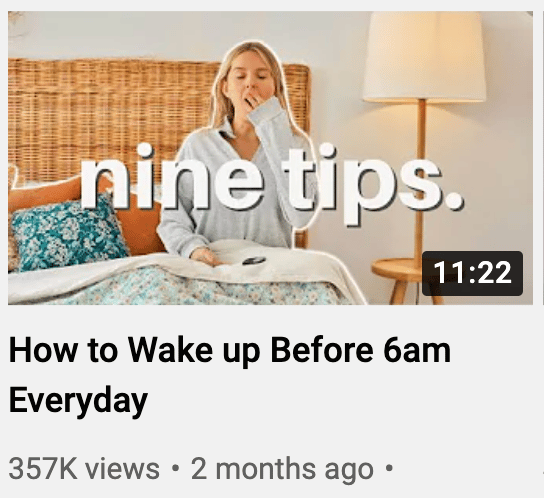 wake up everyday thumbnail